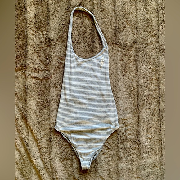 OBEY Halter Backless Bodysuit - Picture 1 of 5
